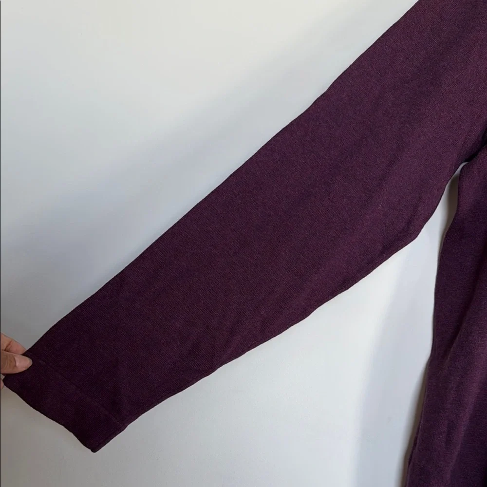 Banana Republic Purple V-Neck Sweater
